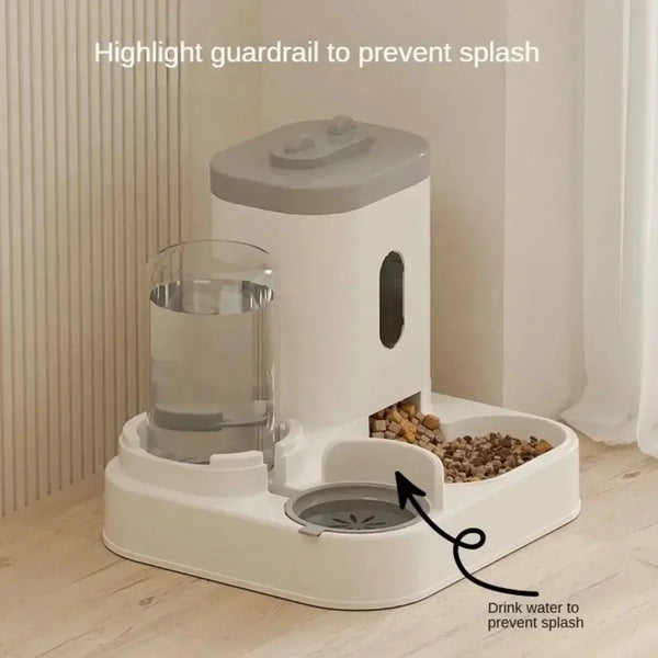 Smart Pet Feeder with Water Fountain