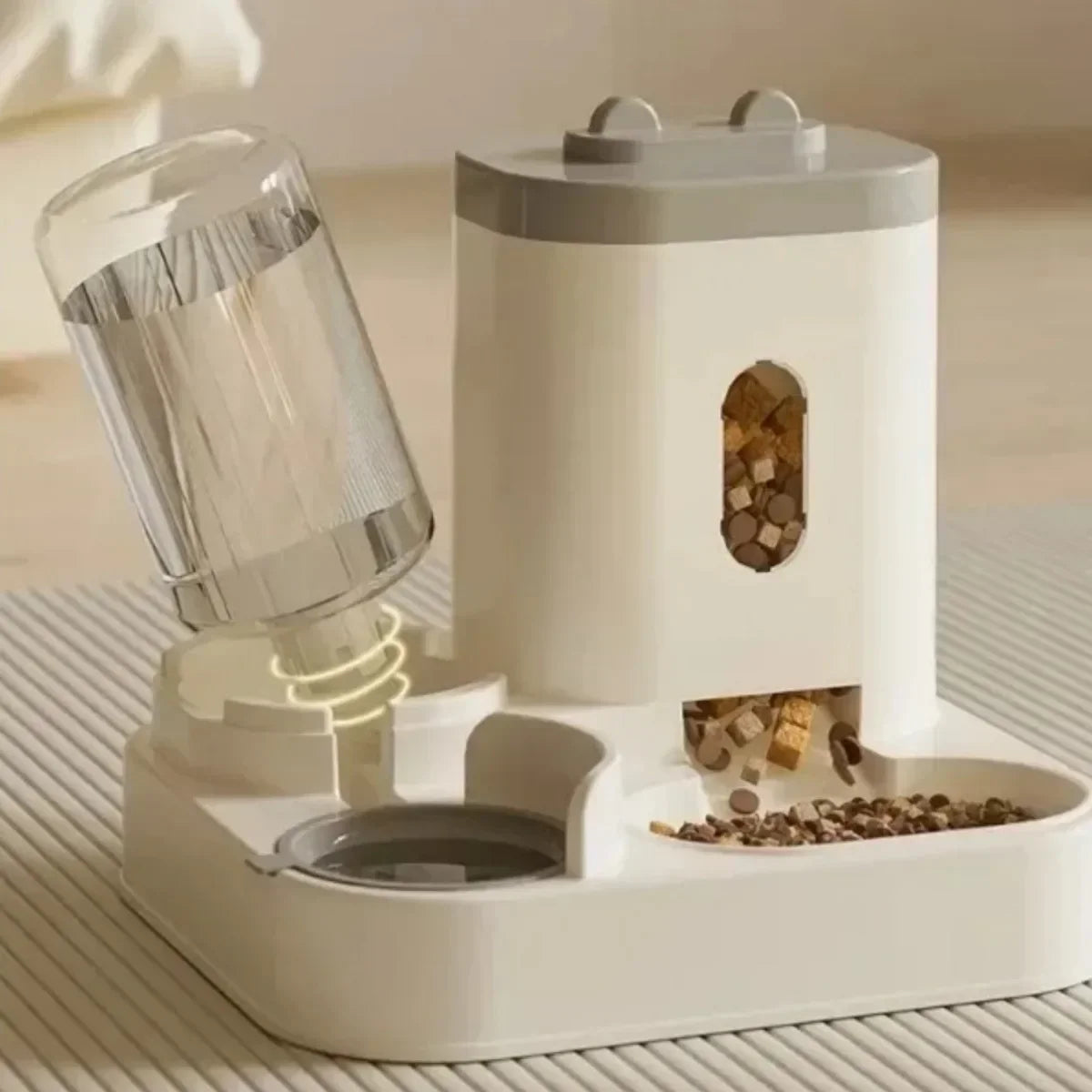 Smart Pet Feeder with Water Fountain