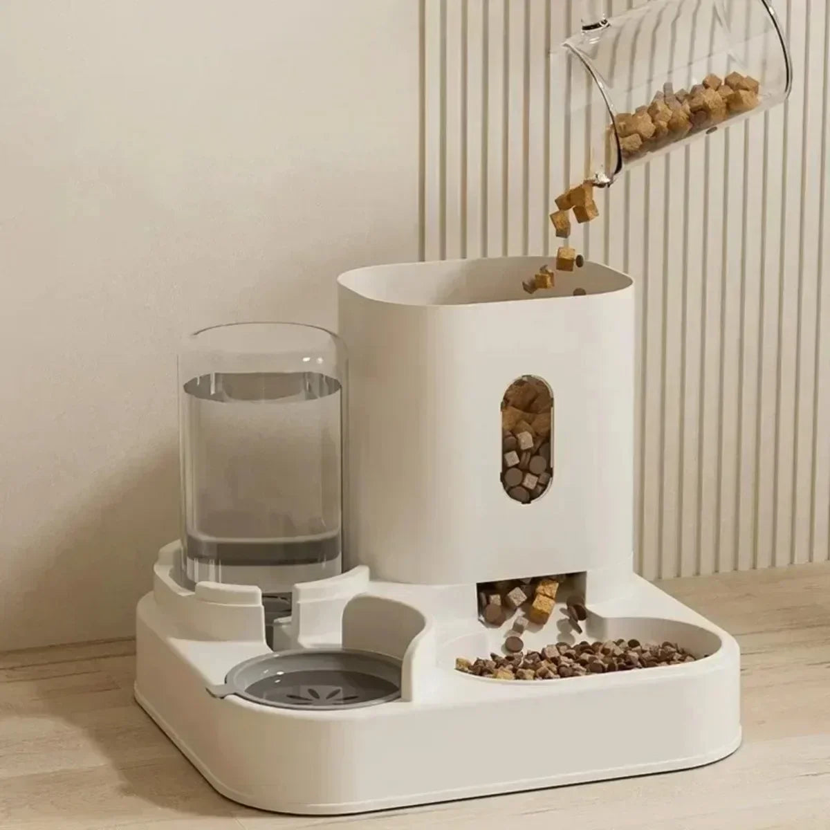Smart Pet Feeder with Water Fountain
